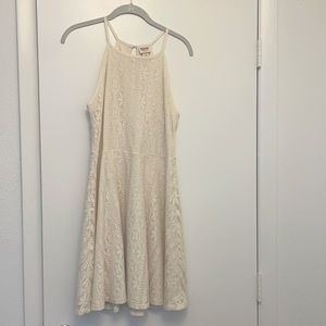Off white lace summer dress